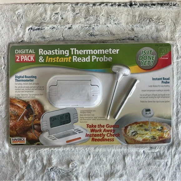 Maverick Other - Maverick - Digital Roasting Oven Thermometer & Instant Probe - NEW